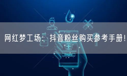 网红梦工场：抖音粉丝购买参考手册！