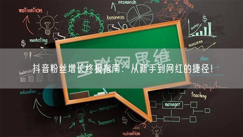 抖音粉丝增长终极指南：从新手到网红的捷径！