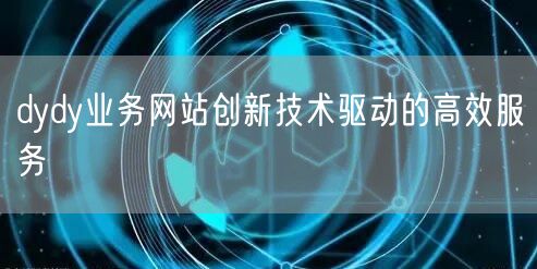 dydy业务网站创新技术驱动的高效服务
