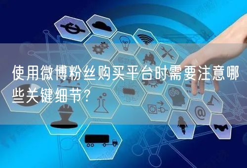 使用微博粉丝购买平台时需要注意哪些关键细节？