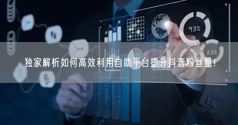 独家解析如何高效利用自助平台提升抖音粉丝量!