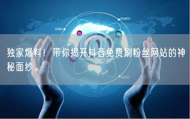 独家爆料!带你揭开抖音免费刷粉丝网站的神秘面纱。
