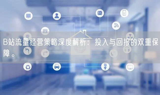 B站流量经营策略深度解析：投入与回报的双重保障。